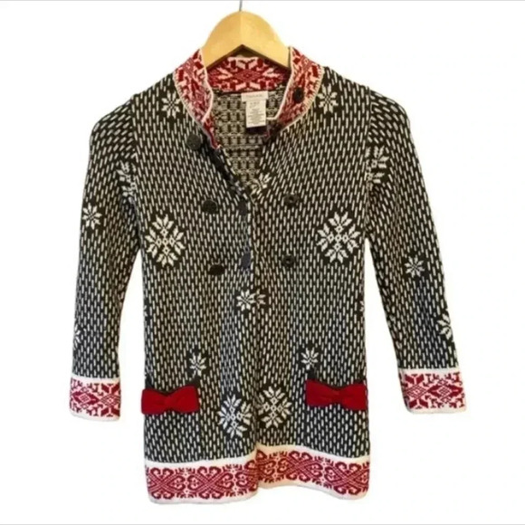 Tahari kids Holiday Snowflake Fair Isle Sweater - Picture 1 of 6